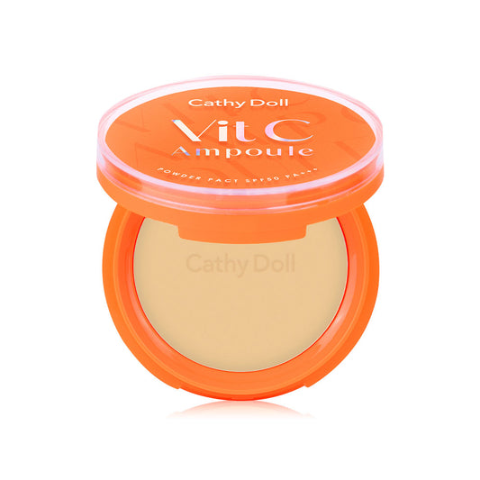 Cathy Doll Ampoule Powder Pact - Vitamin C SPF50 #04 Honey Beige - Beauty Buddy