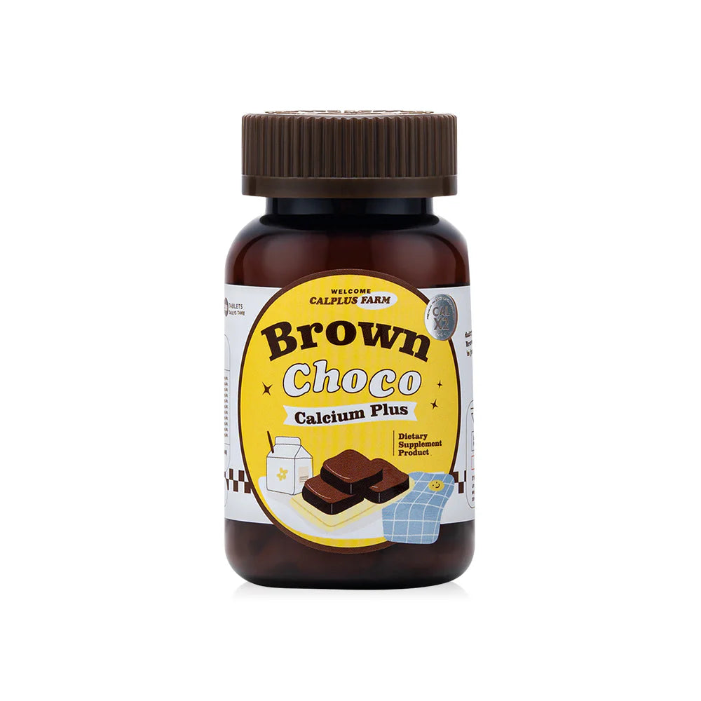 Calplus Farm Brown Choco Calcium Plus 20 Tablets