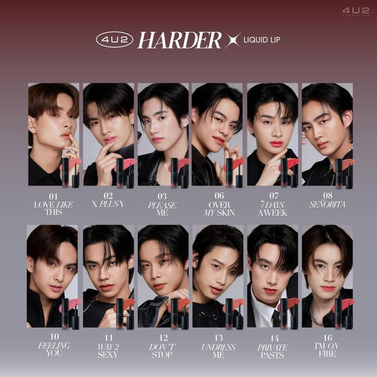 4U2 Liquid Lipstick - Harder-X #12 DonÕt Stop Matte Formula - Beauty Buddy