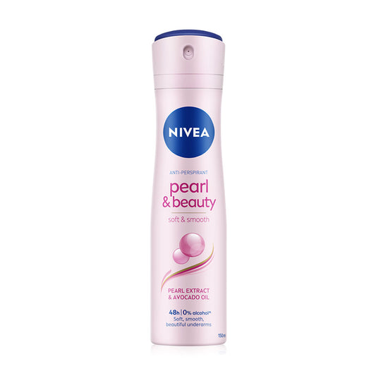 NIVEA Deodorant Spray - Pearl & Beauty Formula, Alcohol-Free - Beauty Buddy
