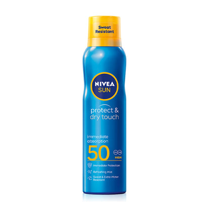 NIVEA Sunscreen Spray - Sun Protect & Dry Touch SPF50 - Beauty Buddy