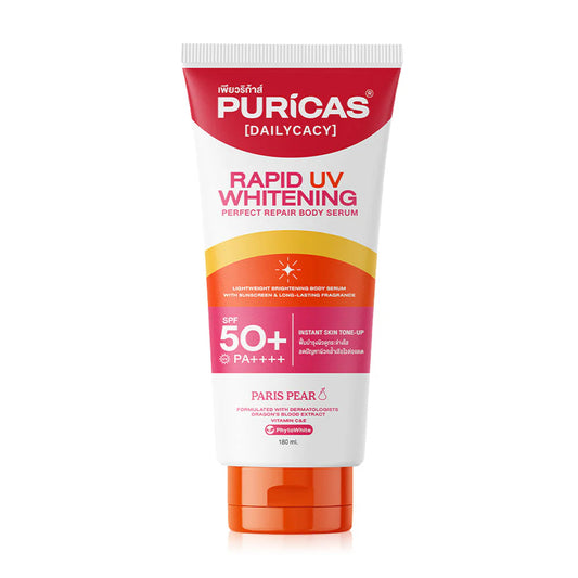 Puricas Rapid UV Whitening & Perfect Repair Body Serum SPF50+ PA++++ 180ml