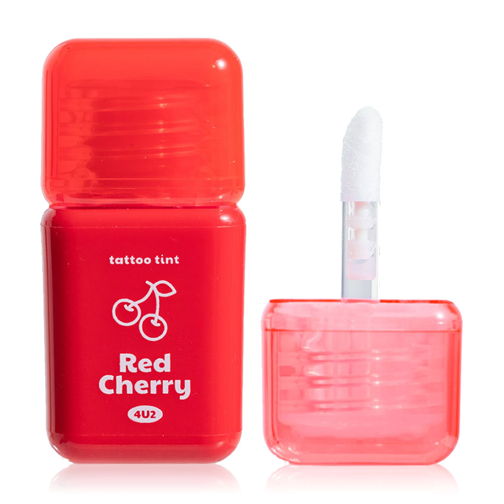 4U2 Lip Tint - Water-Based Red Cherry Formula - Beauty Buddy