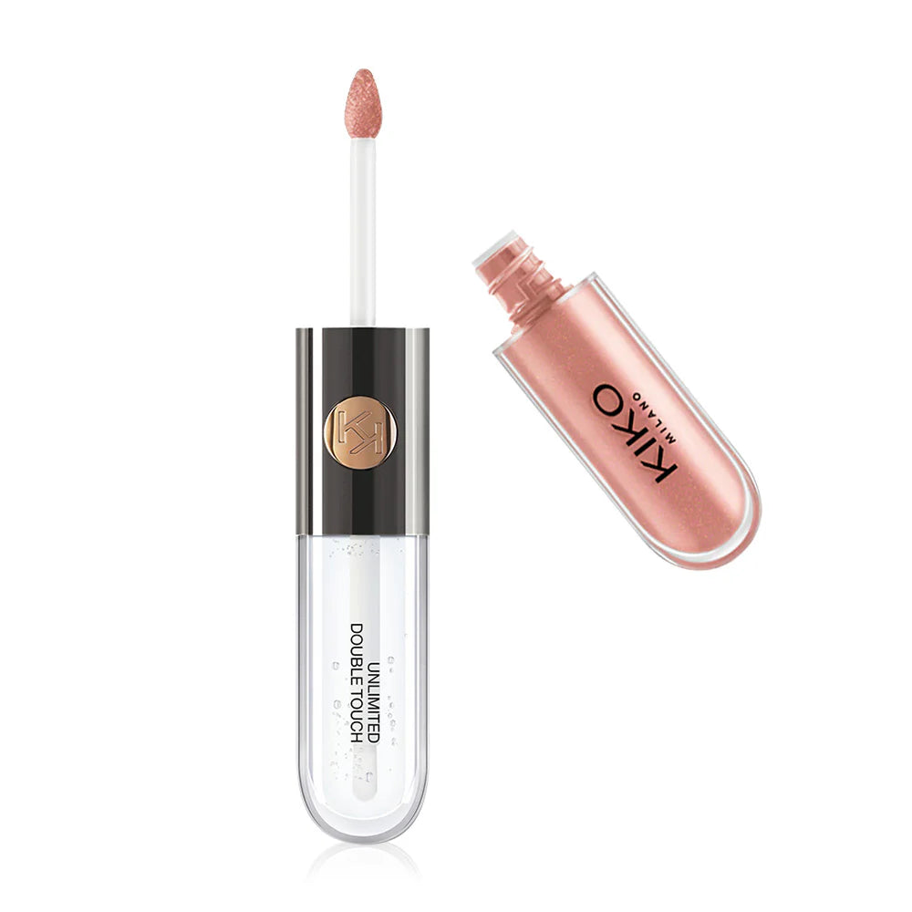 KIKO MILANO Unlimited Double Touch 2-step liquid lipstick 6g #102 Satin Rosy Beige