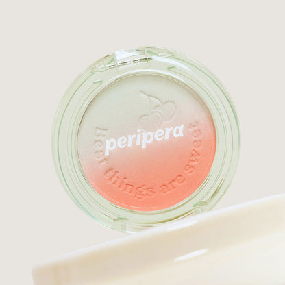 Peripera Blush - Custom Cheek #04 Juicy Coral - Beauty Buddy