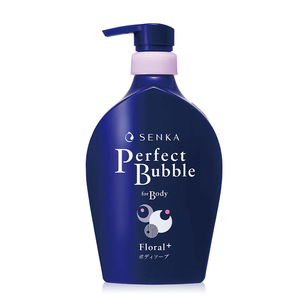 Senka Perfect Bubble For Body Floral Plus N Shower Cream 500ml