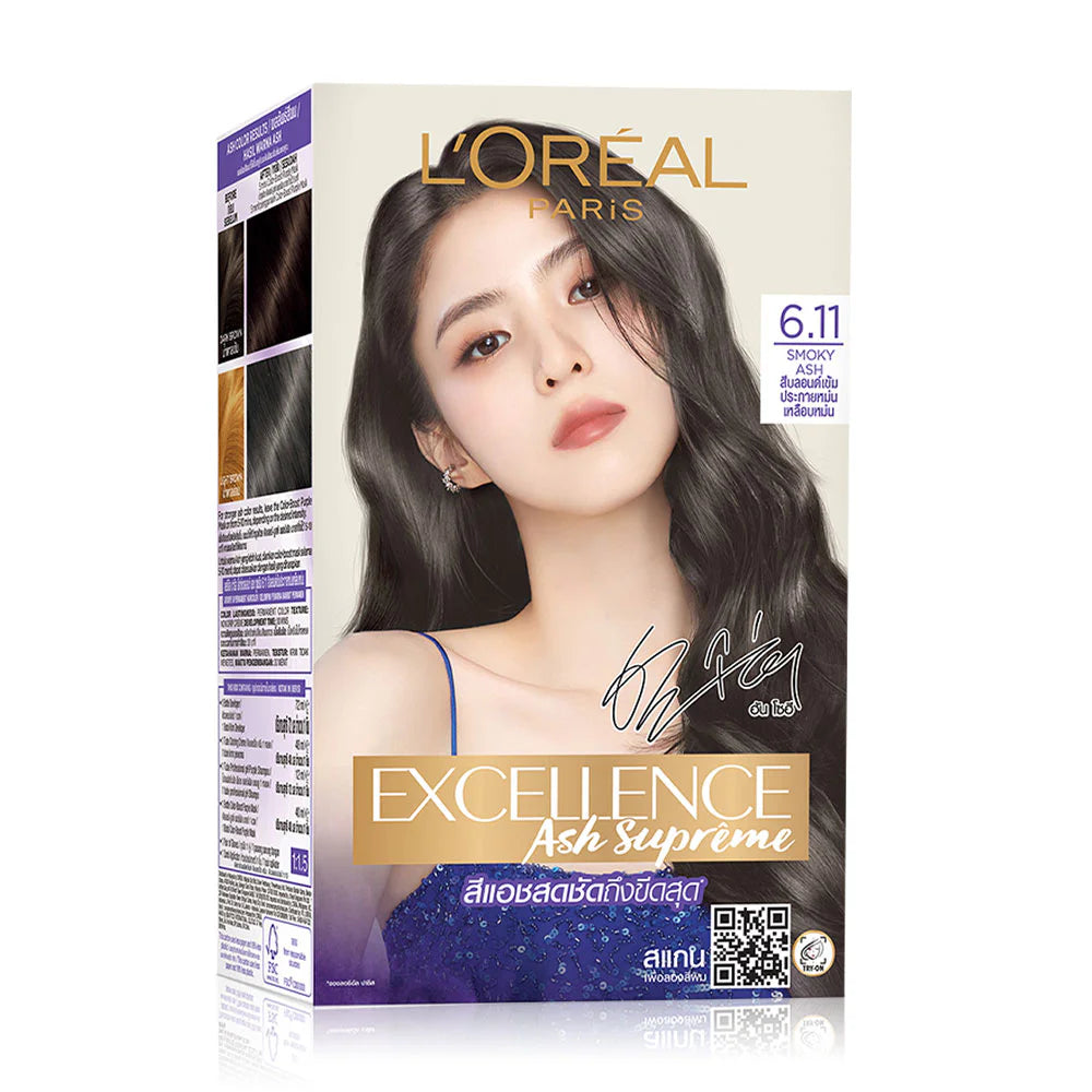 L'Oreal Paris Excellence Hair Color Cream 172g #6.11 Smokey Ash