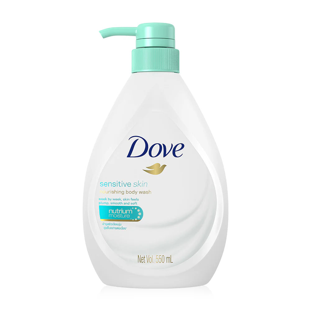 Dove Sensitive Skin Nourishing Body Wash Shower Cream 550ml