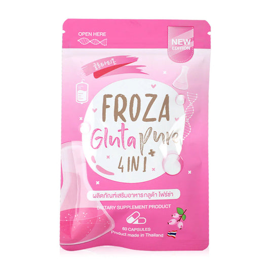 FROZA Gluta Pure 60 Capsules Glutathione Dietary Supplement