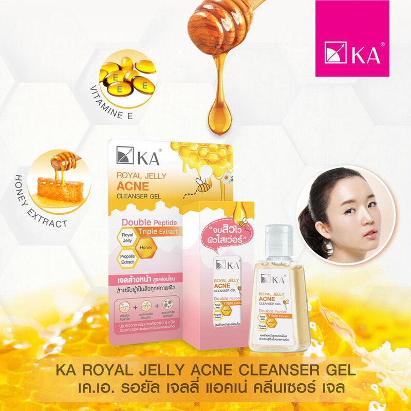 KA Acne Cleanser Gel - Royal Jelly & Natural Extracts - Beauty Buddy