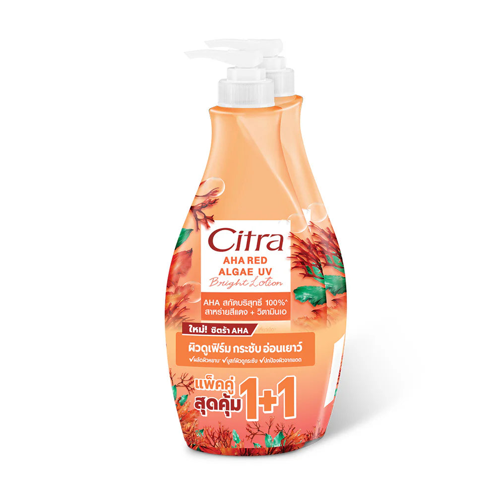 Citra AHA Red Algae UV Bright Lotion 300ml x 2pcs