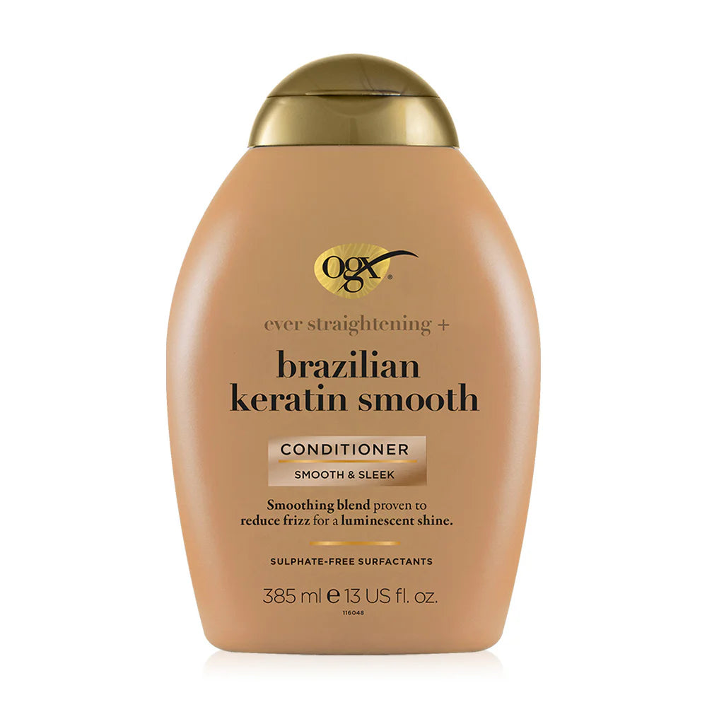 OGX Ever Straightening Brazilian Keratin Conditioner Smooth & Sleek 385ml