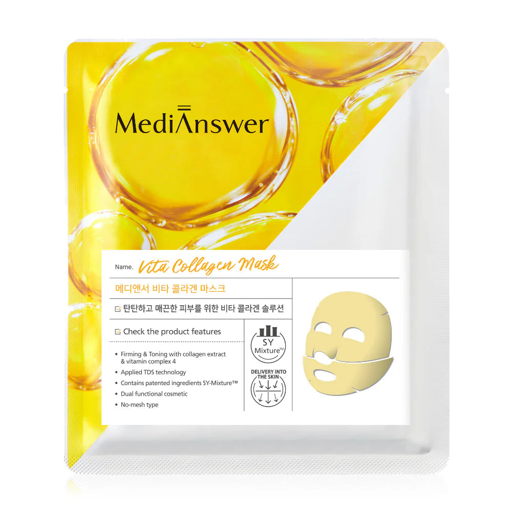 Medi Answer Vita Collagen Mask Facial Mask Sheet 37g