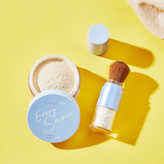 Cute Press Loose Powder - Evory Snow Formula for Oily Skin - Beauty Buddy
