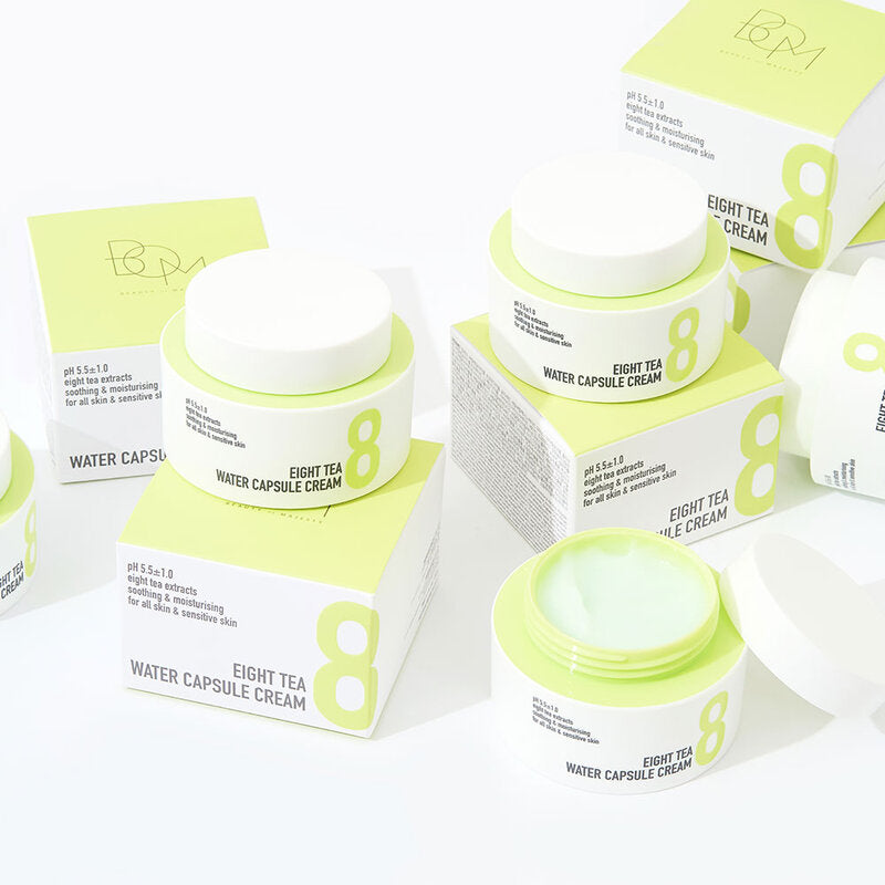 BOM Gel Facial Cream - Eight Tea Extracts for Hydration