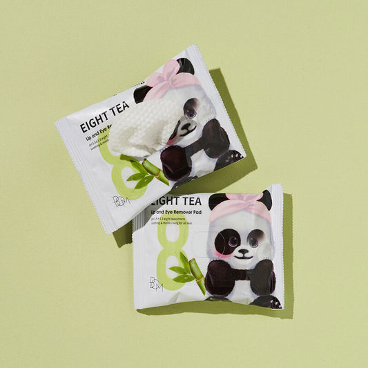 BOM Cleansing Pad - Eight Tea Lip and Eye Makeup Remover - Beauty Buddy