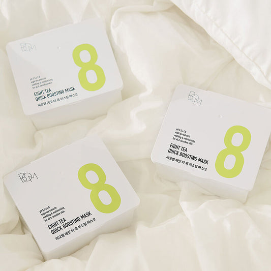 BOM Facial Mask - Eight Tea Extracts & Hyaluronic Acid - Beauty Buddy