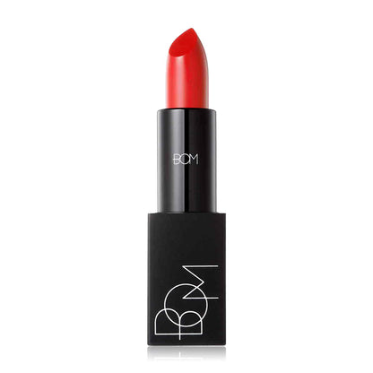 BOM Lipstick - My Cherry Red, Matte Formula with Vitamin E - Beauty Buddy