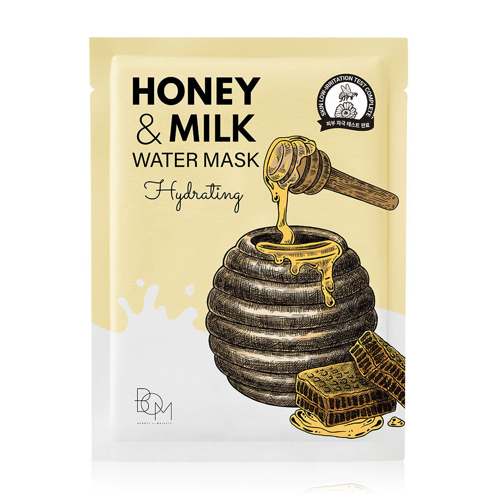 BOM Water Mask - Honey and Milk Extracts for Hydration