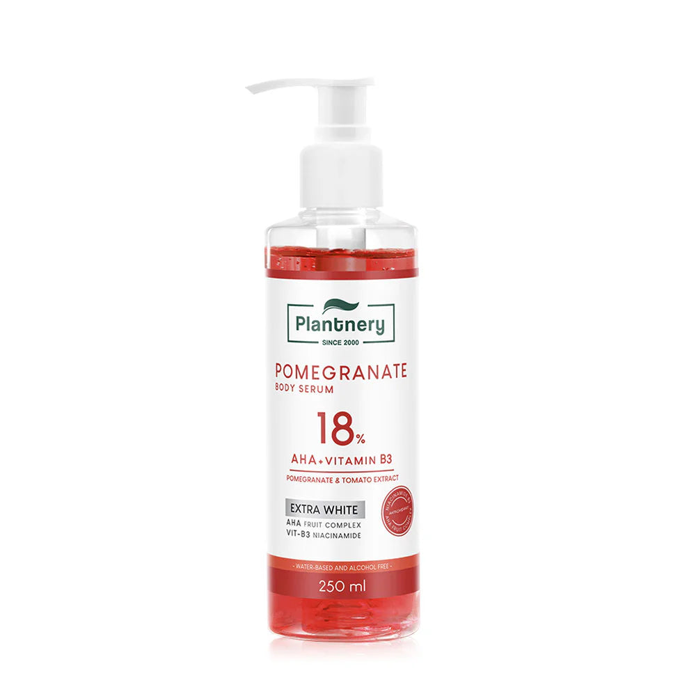 Plantnery Pomegranate AHA Extra White Red Body Serum 250ml