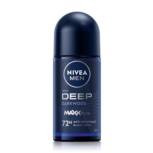 NIVEA Men Roll-On - Deep Darkwood Charcoal Formula - Beauty Buddy