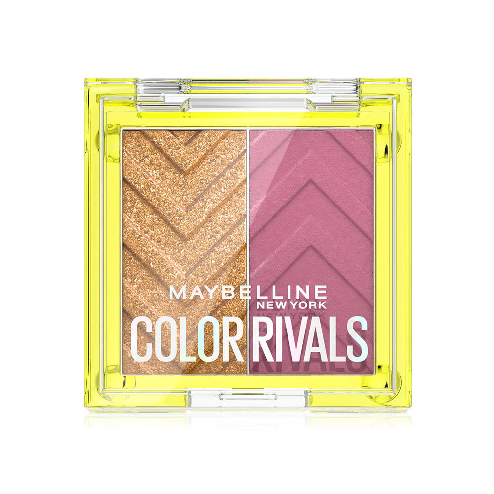 Maybelline New York Color Rivals Shadow Duo Palette 3g #Assertive X Coy