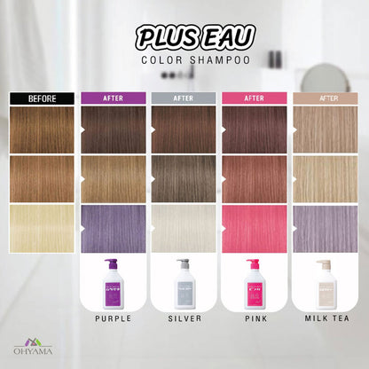 PLUS EAU Color Shampoo 280ml #Pink