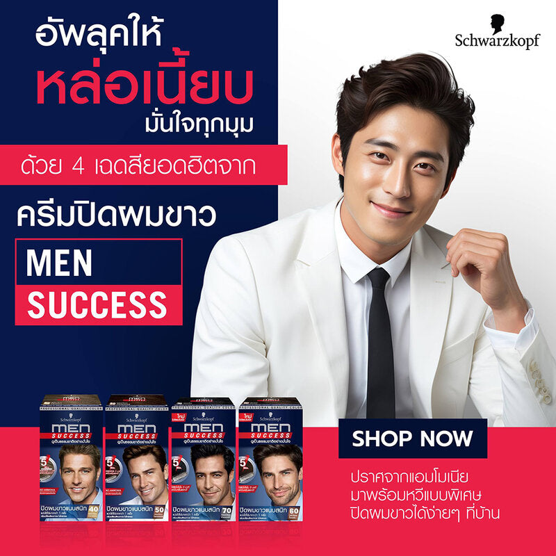 Schwarzkopf Men Success Hair Color 80g #40