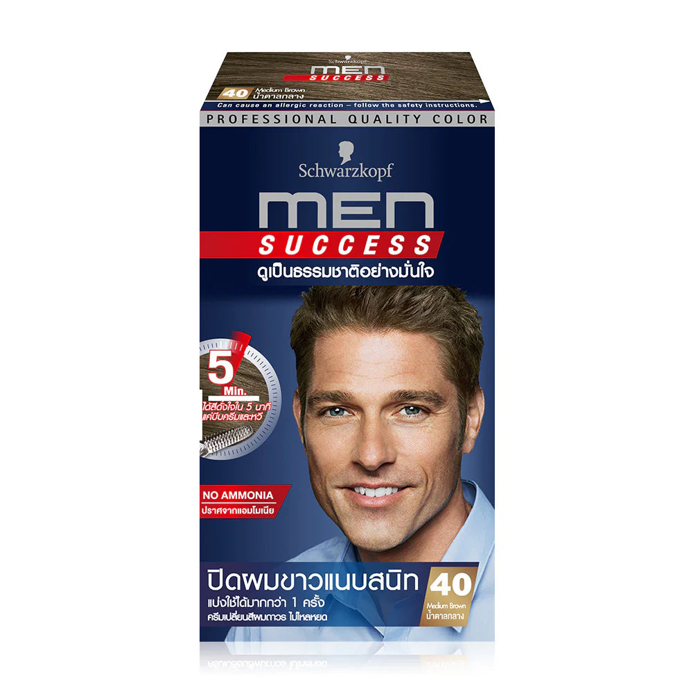 Schwarzkopf Men Success Hair Color 80g #40