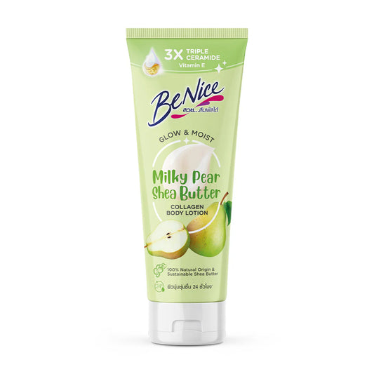 BeNice Glow & Moist Milky Pear Shea Butter Collagen Body Lotion 170ml