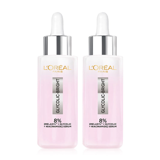 L'OrŽal Paris Glycolic Bright Instant Glowing Serum 30ml x 2pcs
