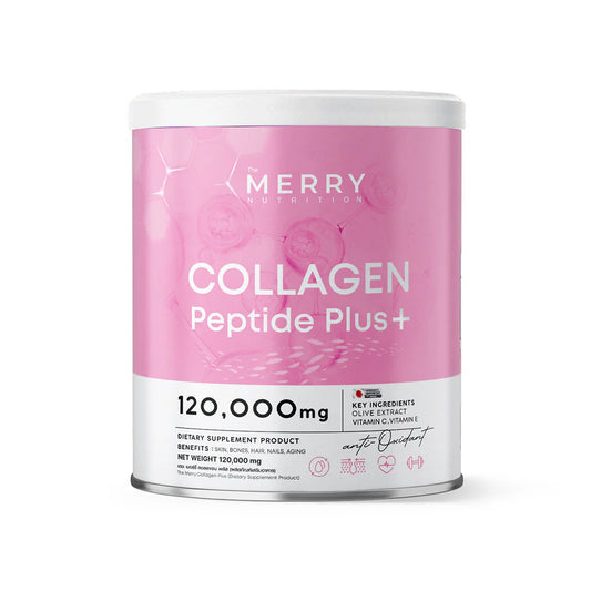 The Merry Collagen Plus 120ml Collagen Peptide Dietary Supplement with Olive Extract