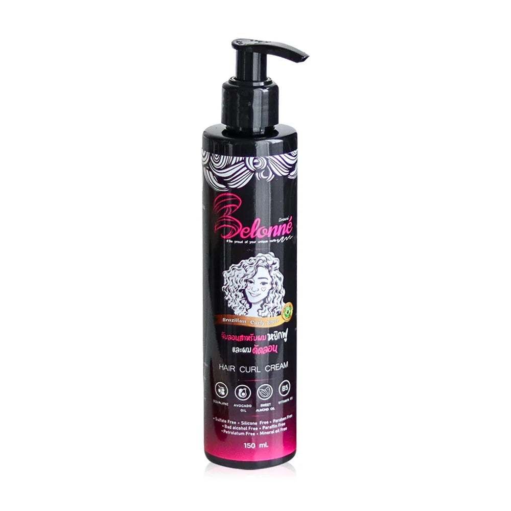 Belonne Brazilian Curly Style Hair Curl Cream 150ml
