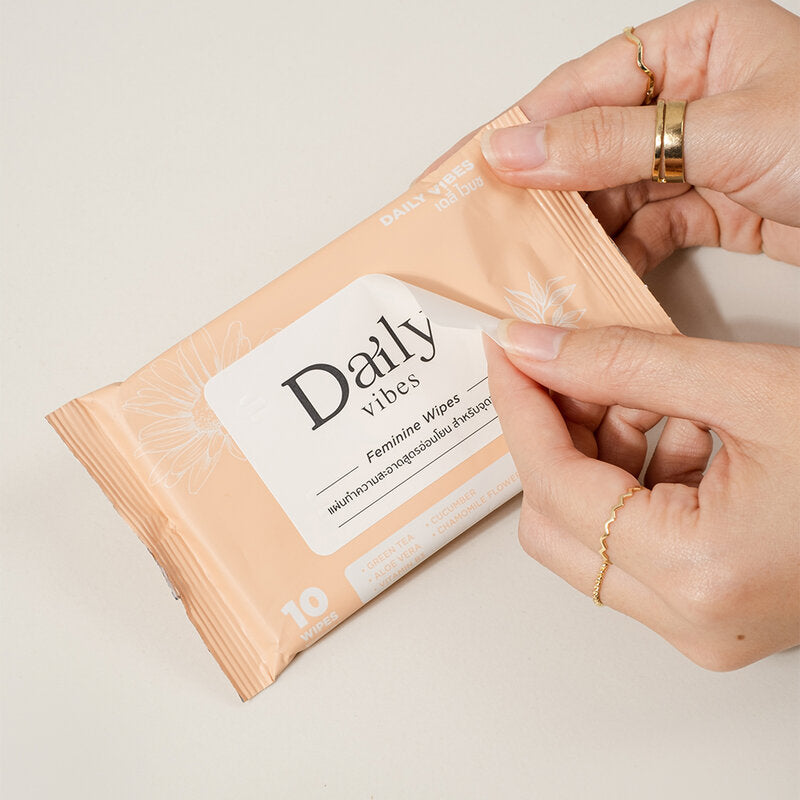 Daily Vibes Feminine Wipes 10pc