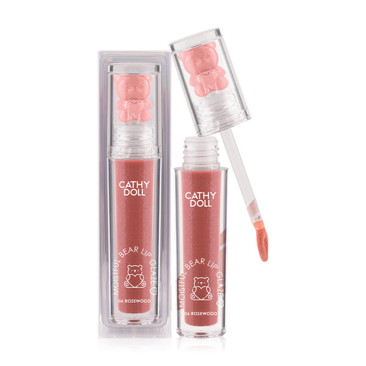 Cathy Doll Lip Glaze - Moistful Bear #06 Rosewood - Beauty Buddy