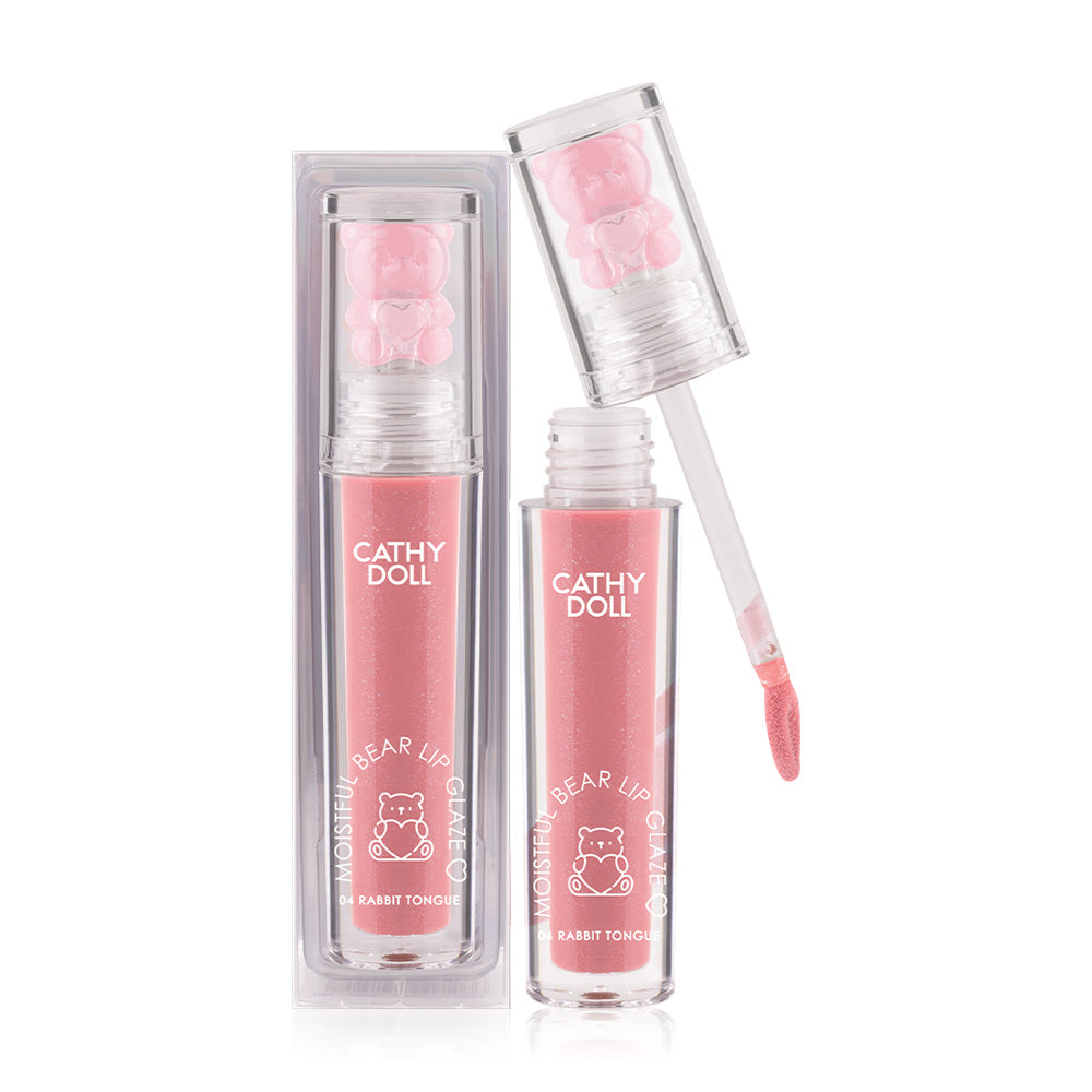 Cathy Doll Lip Glaze - Moistful Bear #04 Rabbit Tongue - Beauty Buddy