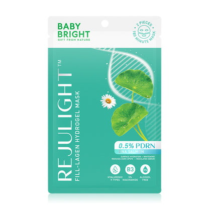 Baby Bright Hydrogel Mask - Rejulight Fill-Lagen for Moisturizing - Beauty Buddy