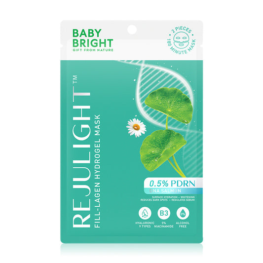 Baby Bright Hydrogel Mask - Rejulight Fill-Lagen for Moisturizing - Beauty Buddy