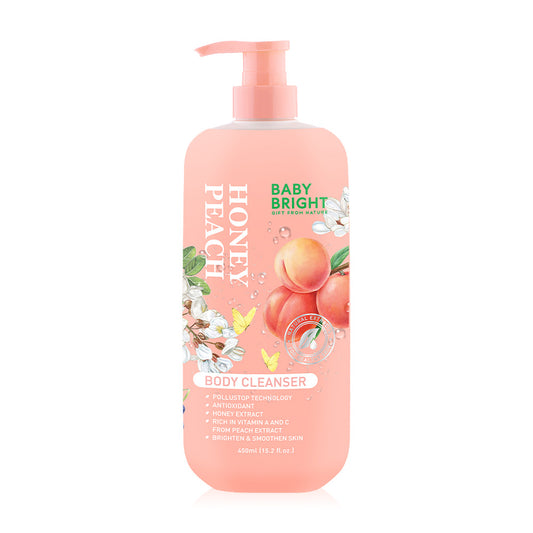 Baby Bright Body Cleanser - Honey Peach 450ml - Beauty Buddy