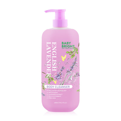 Baby Bright Body Cleanser - English Lavender 450ml - Beauty Buddy