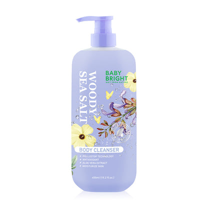 Baby Bright Body Cleanser - Woody Sea Salt 450ml - Beauty Buddy