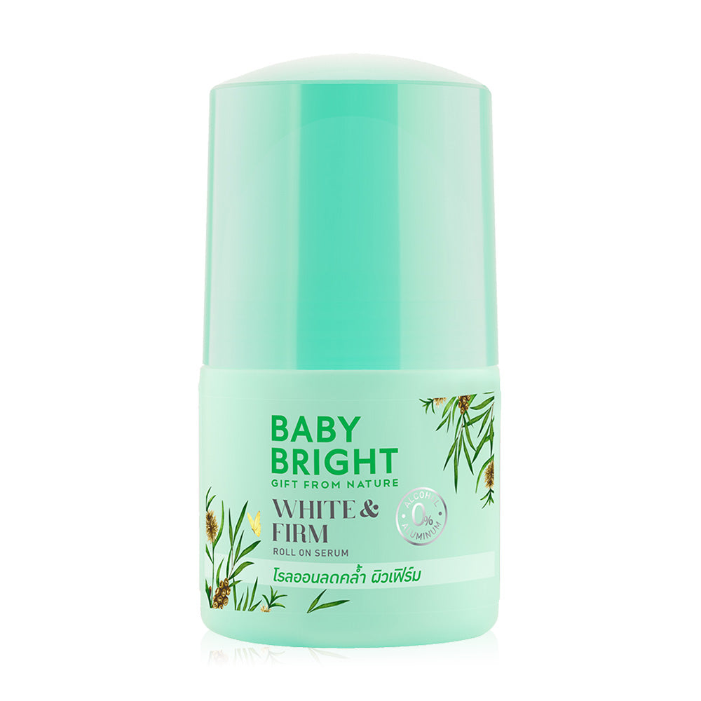 Baby Bright Roll-On Deodorant - White & Firm Formula - Beauty Buddy