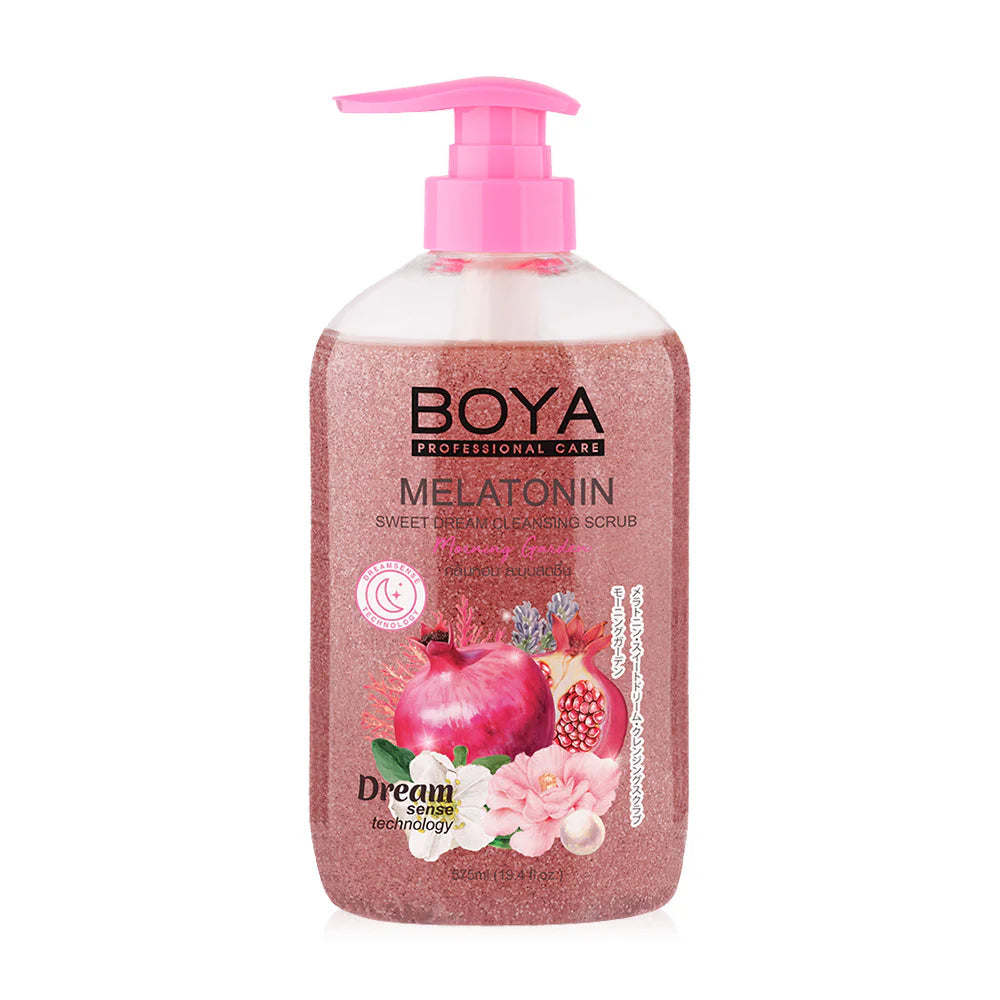 Boya Melatonin Sweet Dream Cleansing Scrub 2in1 shower gel 575ml #Morning Garden