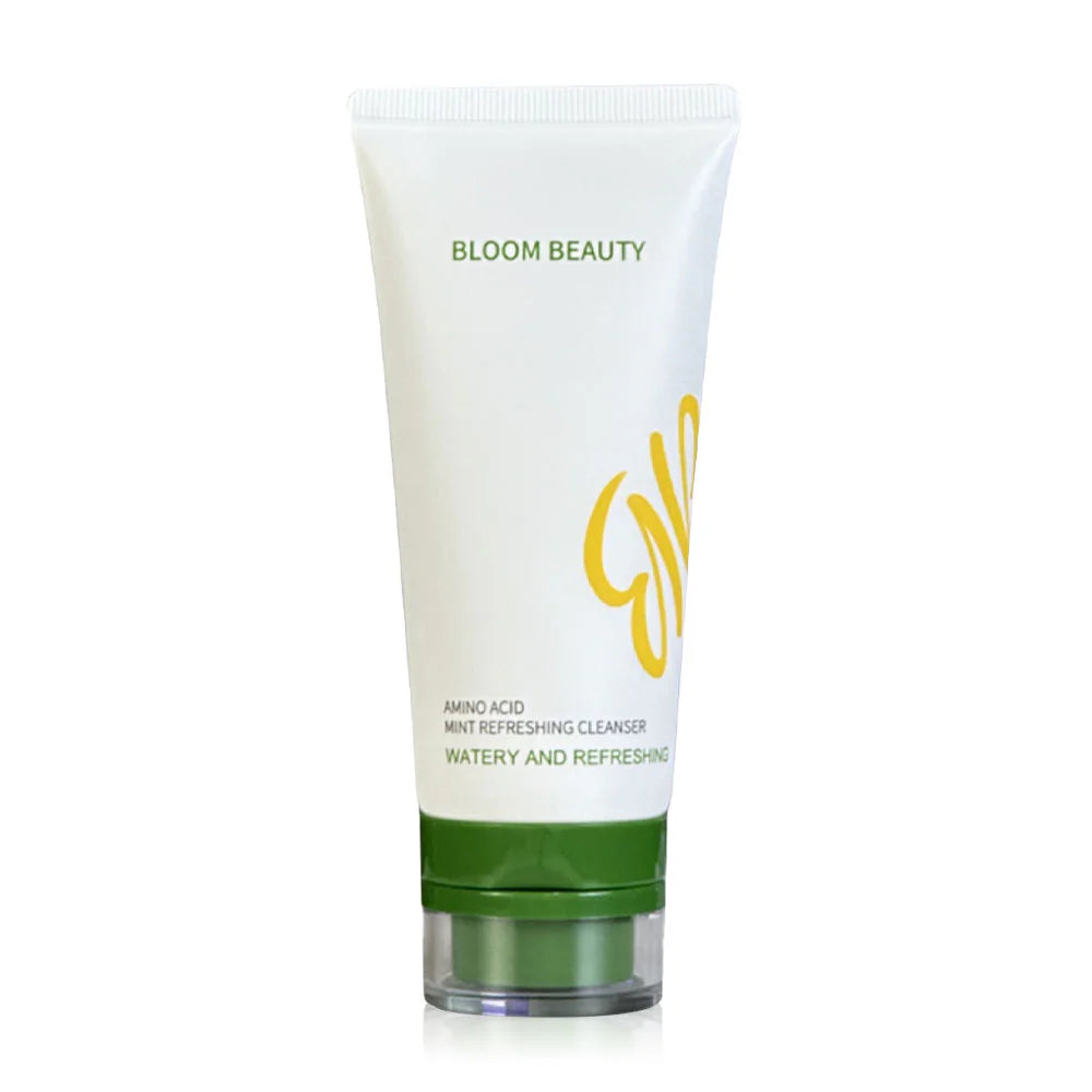 BLOOM BEAUTY Amino Acid Mint Refreshing Cleanser Facial Foam 80g