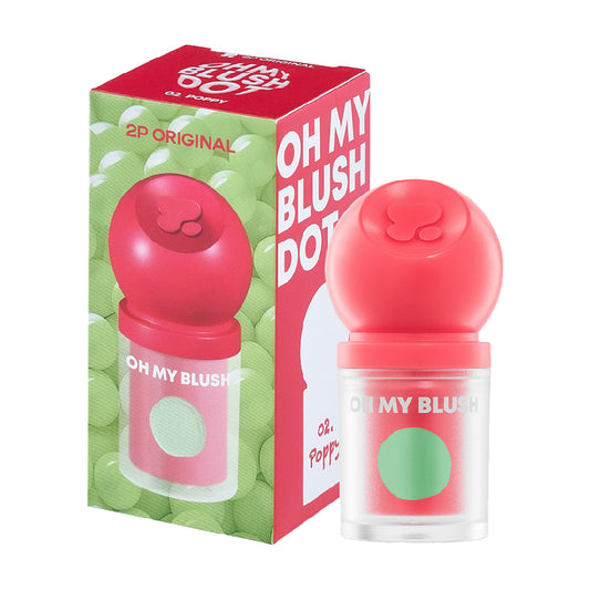 2P Original Blush Dot - Water-Based Formula #BD-02 Poppy - Beauty Buddy