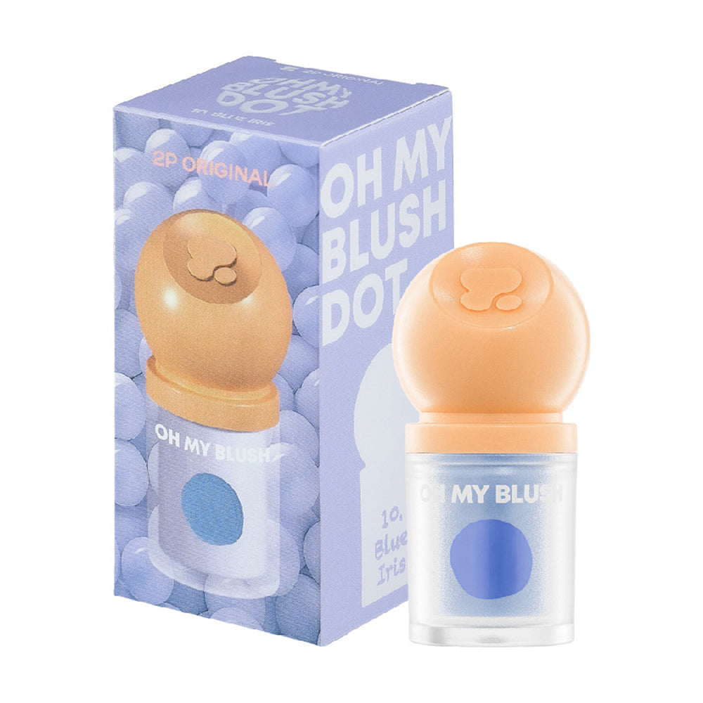 2P Original Blush Dot - Water-Based Formula in Blue Iris - Beauty Buddy