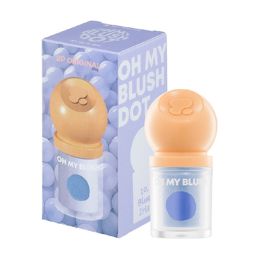 2P Original Blush Dot - Water-Based Formula in Blue Iris - Beauty Buddy