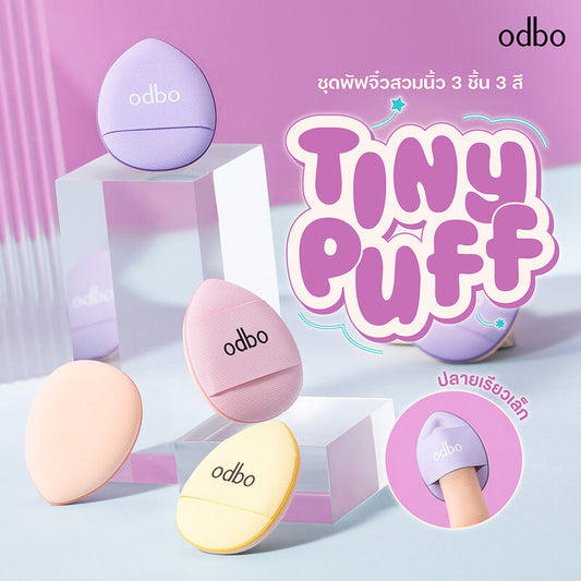 ODBO Makeup Puff Set - 3pcs for Foundation and Blush Application - Beauty Buddy