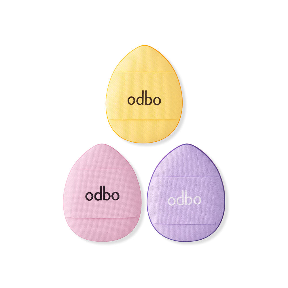 ODBO Makeup Puff Set - 3pcs for Foundation and Blush Application - Beauty Buddy