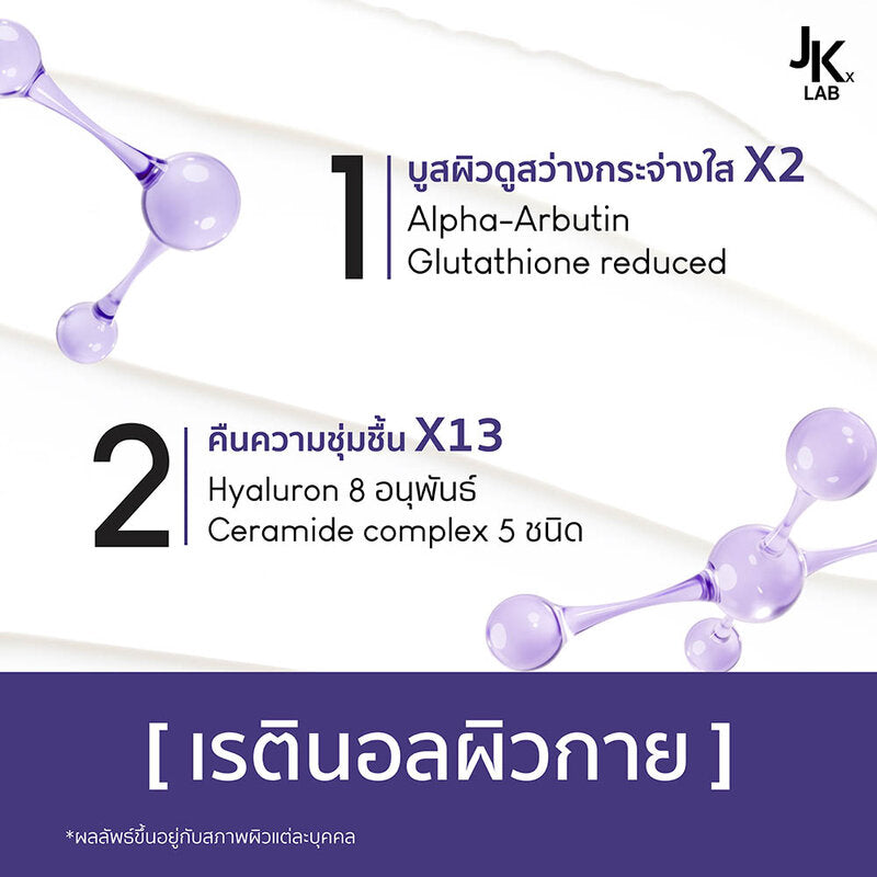 JKxLab EX-R Retinol Niacinamide White Body Cream 200g